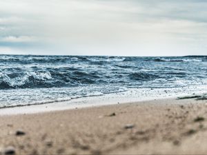Preview wallpaper sea, sand, shore