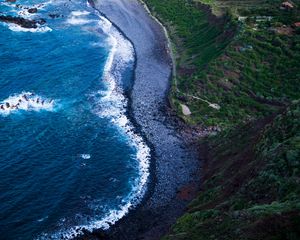 Preview wallpaper sea, shore, foam, surf