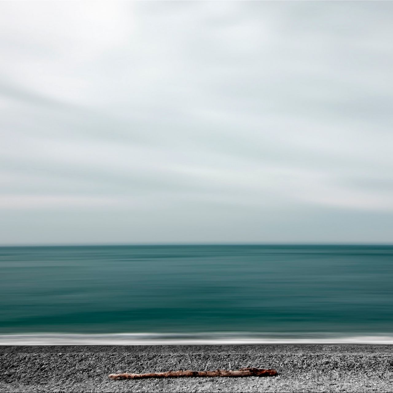 1280x1280 Wallpaper sea, shore, minimalism