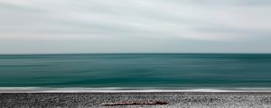 Preview wallpaper sea, shore, minimalism