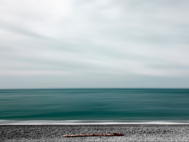 800x600 Wallpaper sea, shore, minimalism