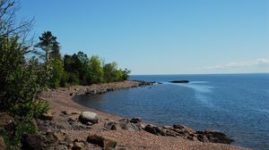 Preview wallpaper sea, shore, sky, landscape