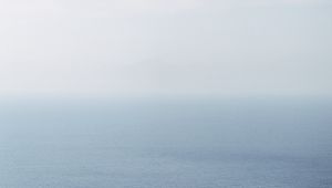 Preview wallpaper sea, sky, fog, horizon