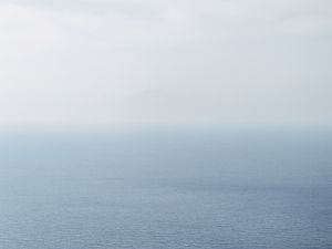Preview wallpaper sea, sky, fog, horizon