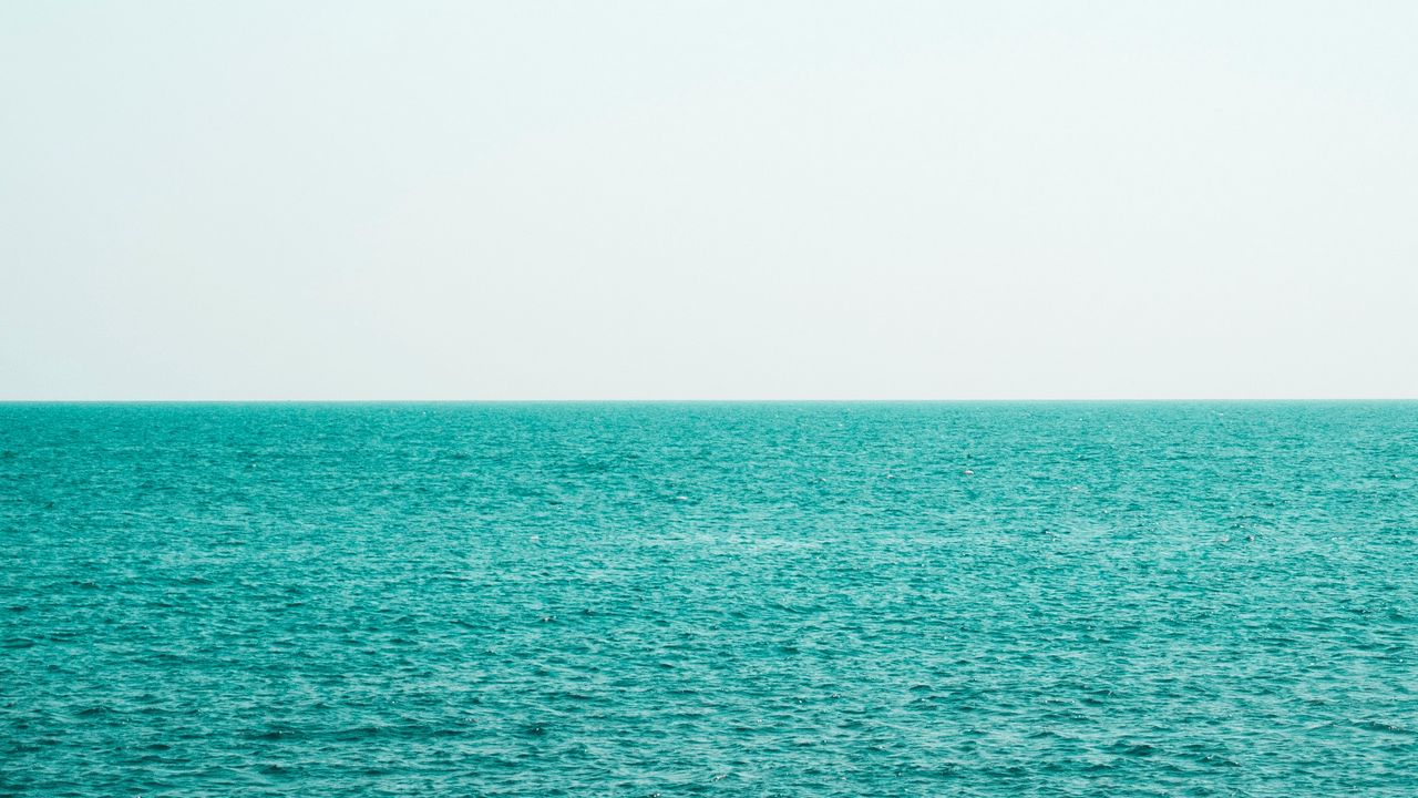 Wallpaper sea, sky, horizon, water, waves