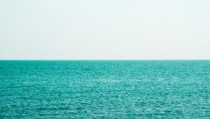 Preview wallpaper sea, sky, horizon, water, waves