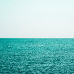 Preview wallpaper sea, sky, horizon, water, waves