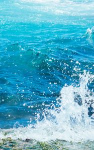 Preview wallpaper sea, spray, splash, waves