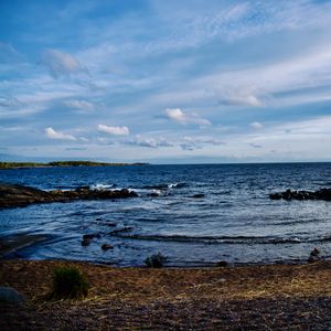 Preview wallpaper sea, stones, coast, nature