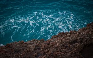 Preview wallpaper sea, stones, foam, water