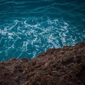 Preview wallpaper sea, stones, foam, water