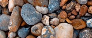 Preview wallpaper sea stones, form, pebbles, surface