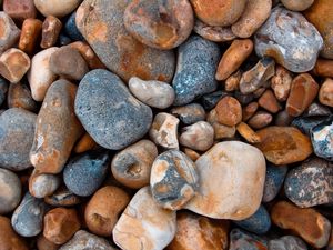 Preview wallpaper sea stones, form, pebbles, surface