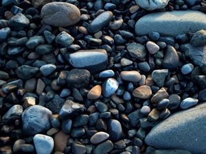 Preview wallpaper sea stones, pebbles, forms