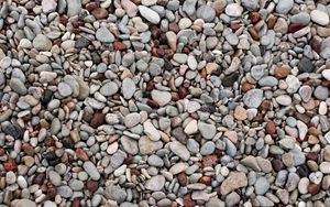 Preview wallpaper sea stones, pebbles, shapes