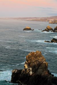 Preview wallpaper sea, stones, rocks, nature