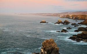 Preview wallpaper sea, stones, rocks, nature