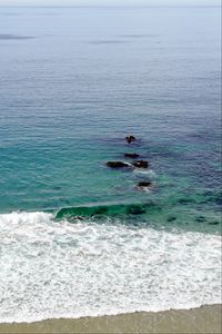 Preview wallpaper sea, stones, sea foam, nature