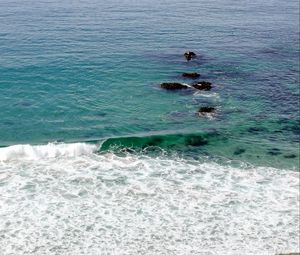 Preview wallpaper sea, stones, sea foam, nature