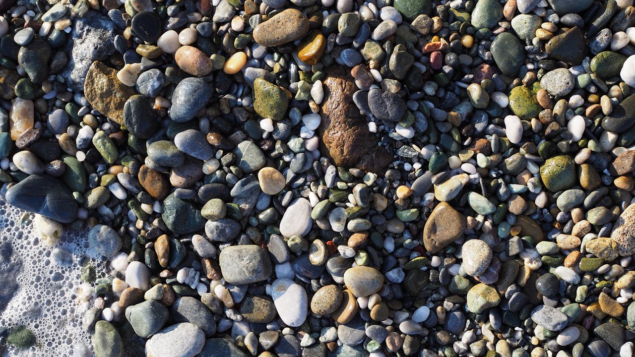 Wallpaper sea stones, shore, wet