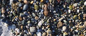 Preview wallpaper sea stones, shore, wet