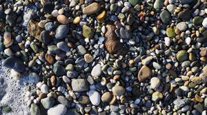 Preview wallpaper sea stones, shore, wet