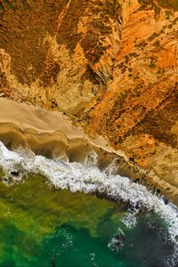 Preview wallpaper sea, surf, beach, aerial view