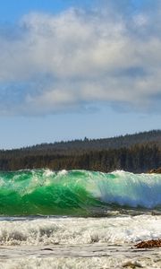 Preview wallpaper sea, surf, foam, shore