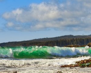 Preview wallpaper sea, surf, foam, shore