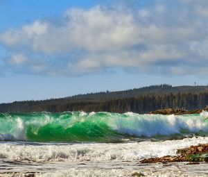 Preview wallpaper sea, surf, foam, shore