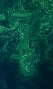 Preview wallpaper sea, surface, aerial view, waves, abstraction