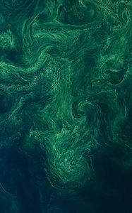 Preview wallpaper sea, surface, aerial view, waves, abstraction