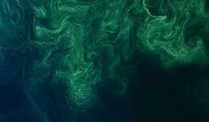 Preview wallpaper sea, surface, aerial view, waves, abstraction