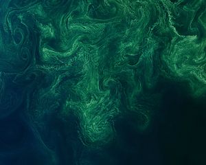 Preview wallpaper sea, surface, aerial view, waves, abstraction