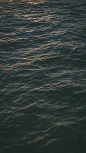Preview wallpaper sea, surface, ripples, dark