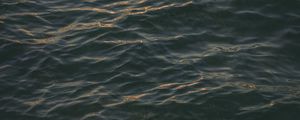 Preview wallpaper sea, surface, ripples, dark