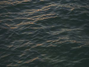 Preview wallpaper sea, surface, ripples, dark