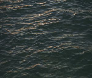 Preview wallpaper sea, surface, ripples, dark