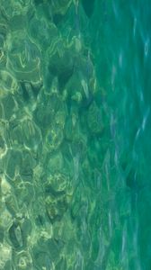 Preview wallpaper sea, water, bottom, stones, glare, nature