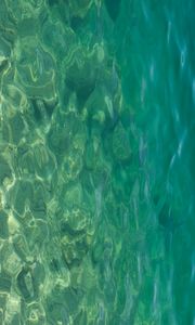 Preview wallpaper sea, water, bottom, stones, glare, nature