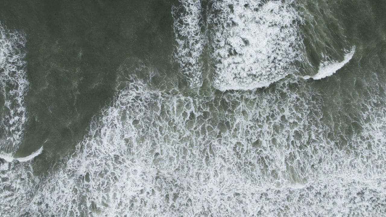 Wallpaper sea, water, foam, nature