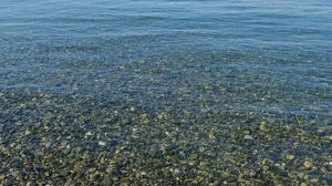 Preview wallpaper sea, water, pebbles, stones, nature