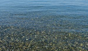 Preview wallpaper sea, water, pebbles, stones, nature