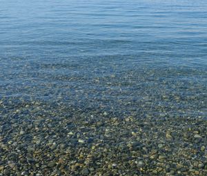 Preview wallpaper sea, water, pebbles, stones, nature