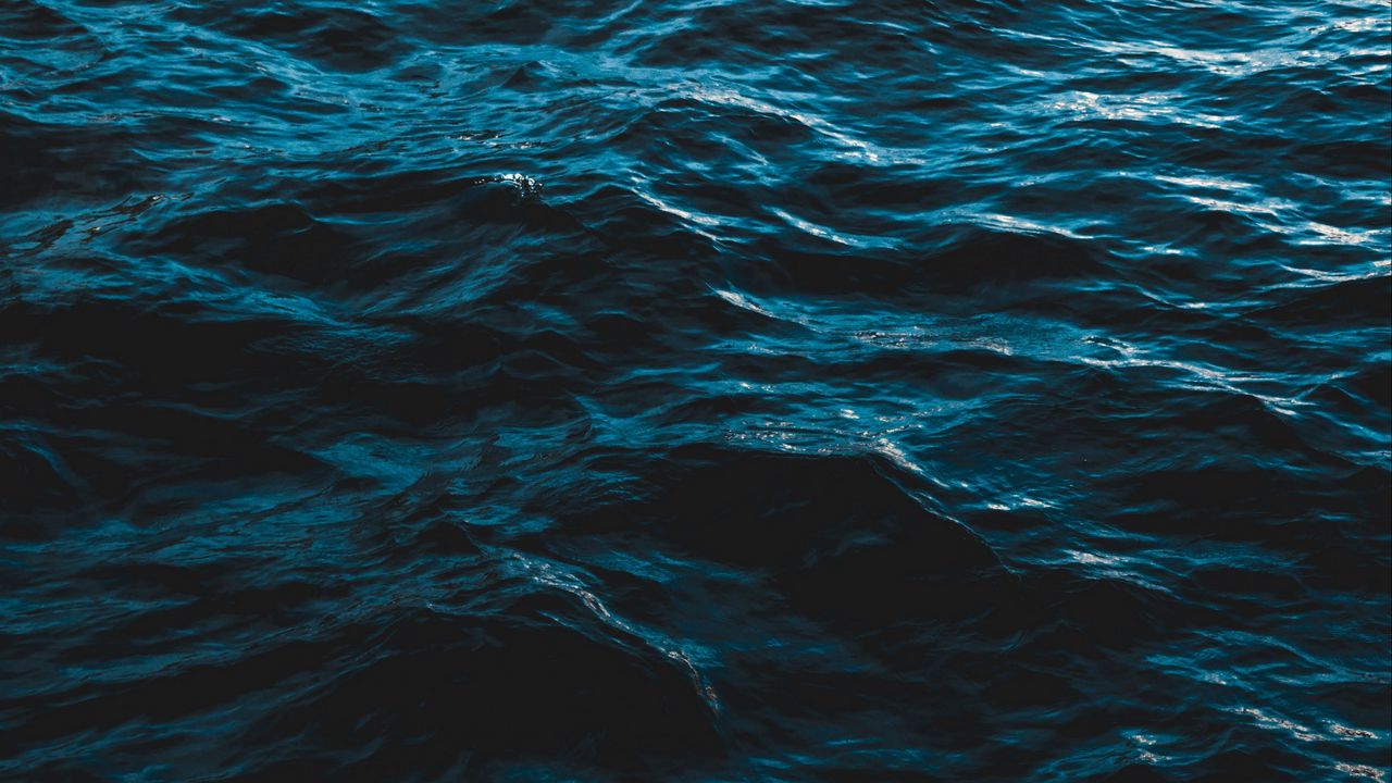 Wallpaper sea, water, ripples, waves, surface hd, picture, image