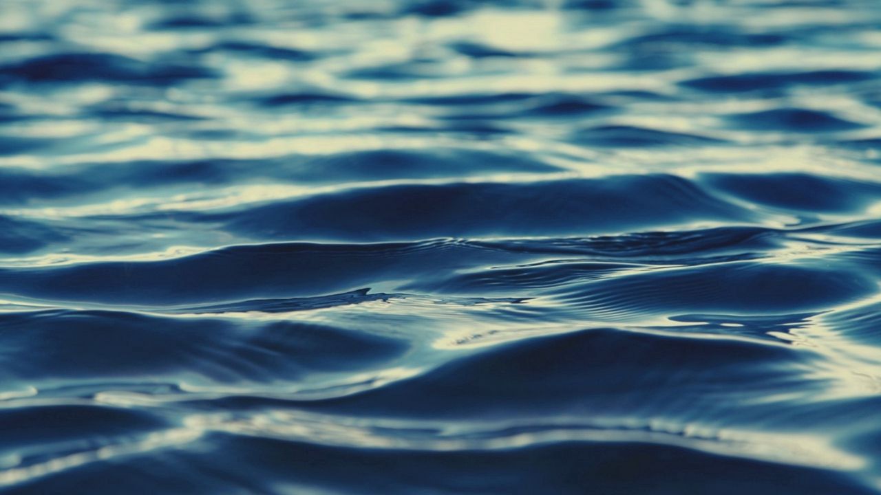 Wallpaper sea, water, ripples, blue