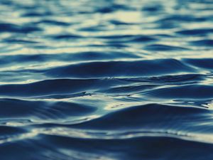 Preview wallpaper sea, water, ripples, blue