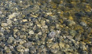 Preview wallpaper sea, water, stones, pebbles, underwater, nature