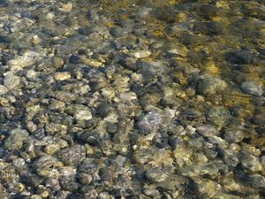 Preview wallpaper sea, water, stones, pebbles, underwater, nature