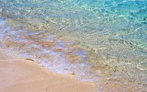 Preview wallpaper sea, water, transparent, sand